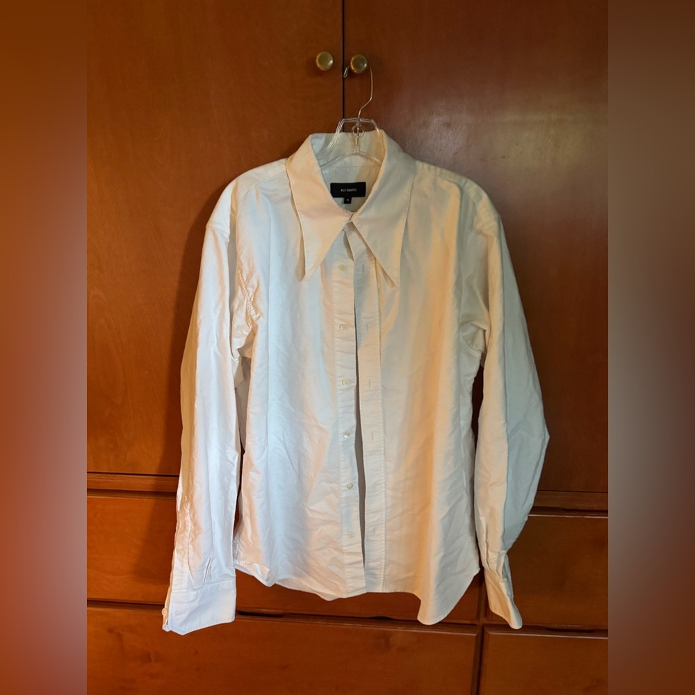 WILLY CHAVARRIA OVERSIZED BUTTON UP SHIRT - gently used $300
